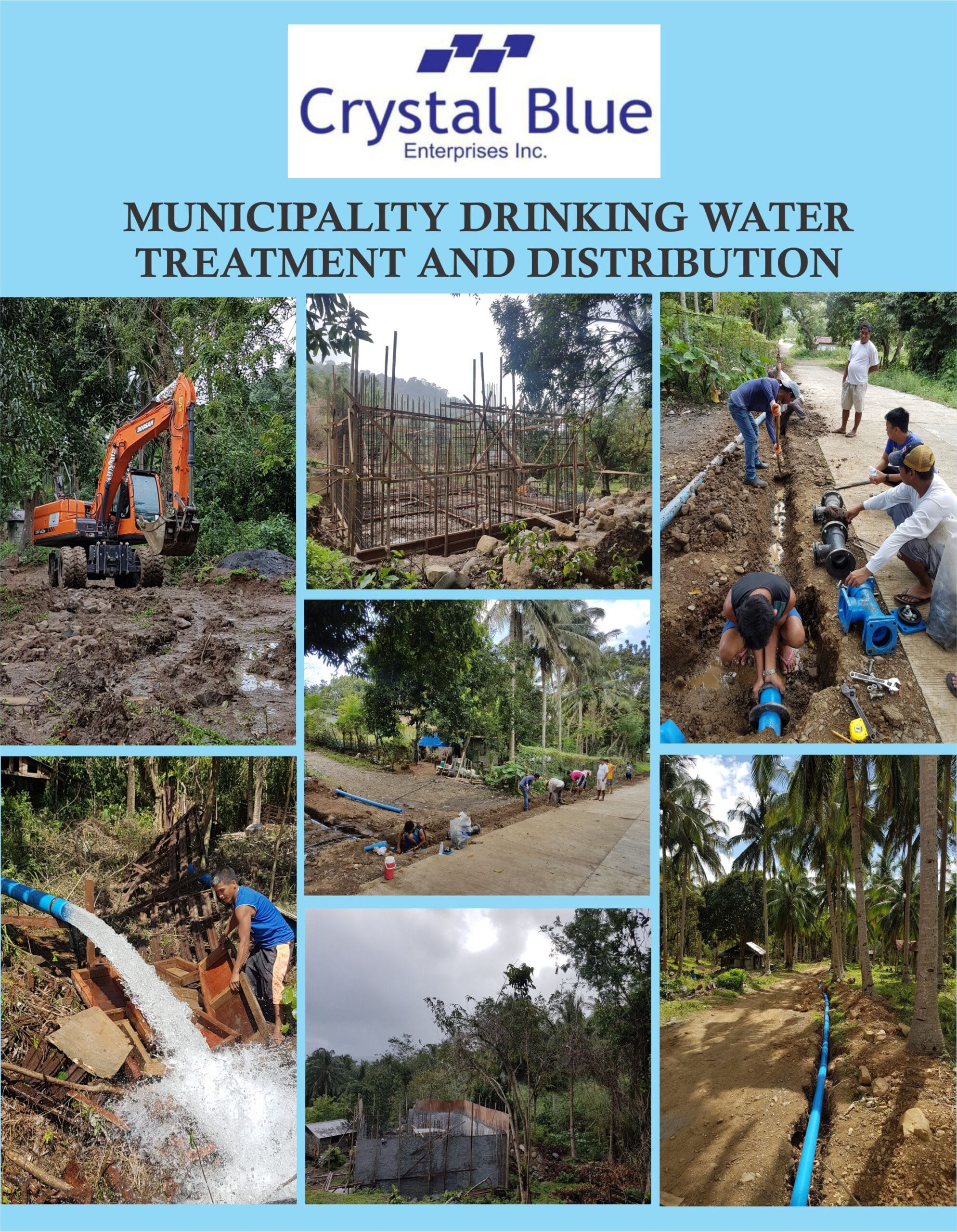 Drinking Water Treatment and Distribution System Crystal Blue